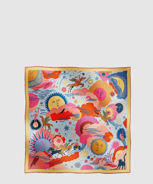 에르메스 Au Royaume d'Helios 스카프 90