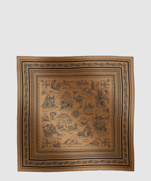에르메스 Tatouages Marins Bandana 숄 140