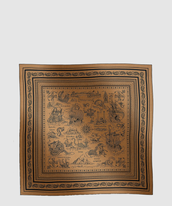 에르메스 Tatouages Marins Bandana 숄 140