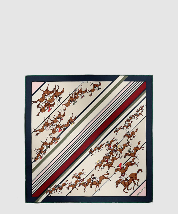 에르메스 Les Courses 스카프 90