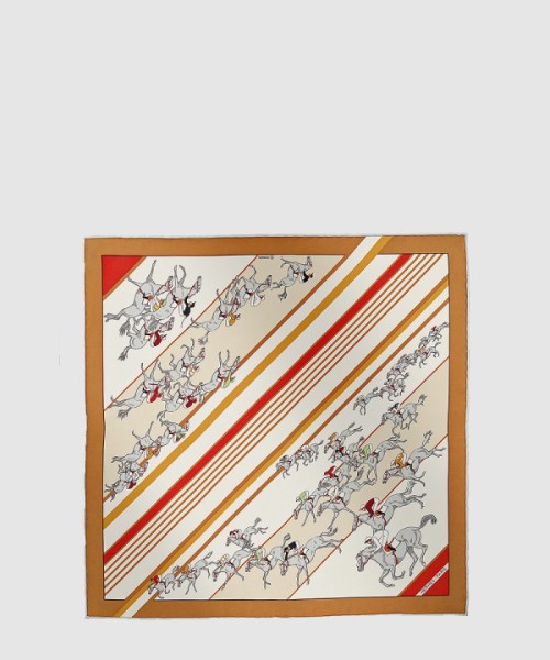 에르메스 Les Courses 스카프 90