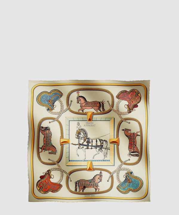 에르메스 Grand Apparat 포에버 스카프 90