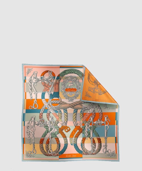 에르메스 Complication Equestre 스카프 90