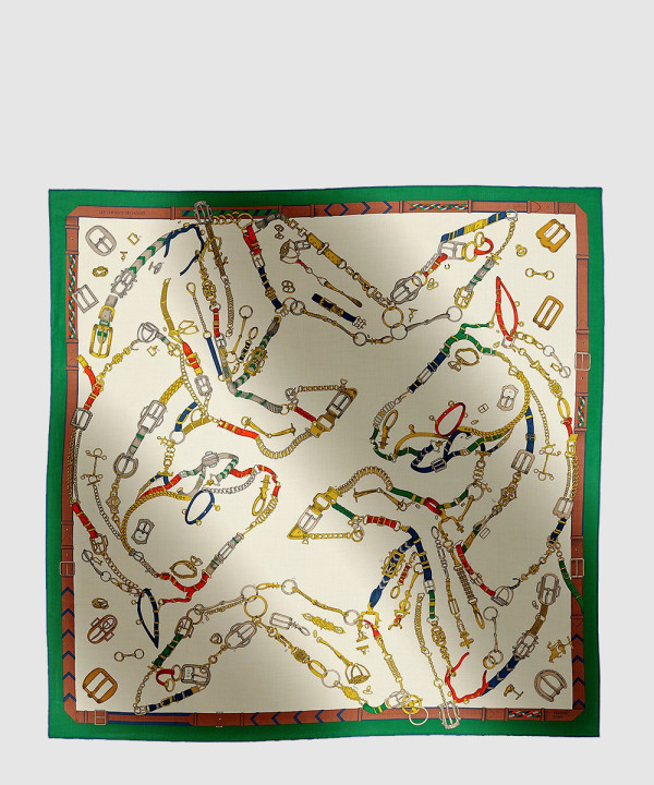 에르메스 Chevaux Dechaines 숄 140