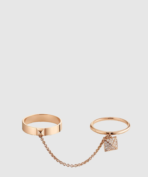 에르메스 Clou d H 더블 링