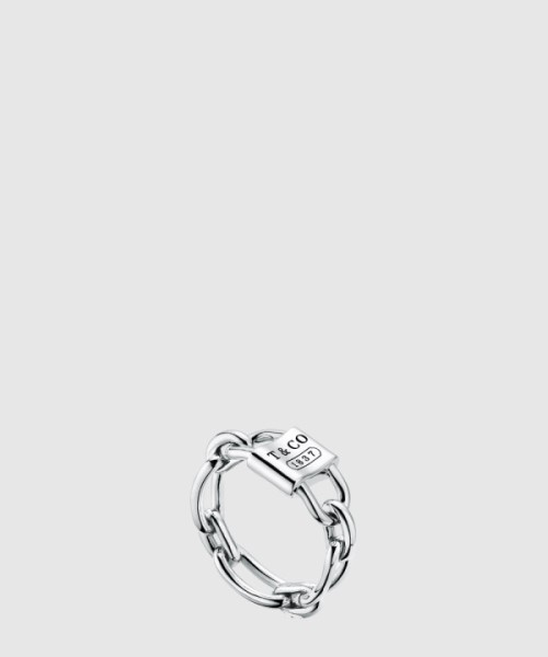 티파니앤코 스몰 더블 락 링