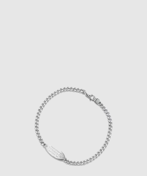 티파니앤코 타원형 태그 브레이슬릿