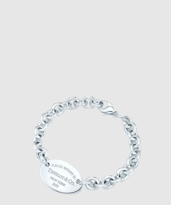 티파니앤코 원형 태그 브레이슬릿