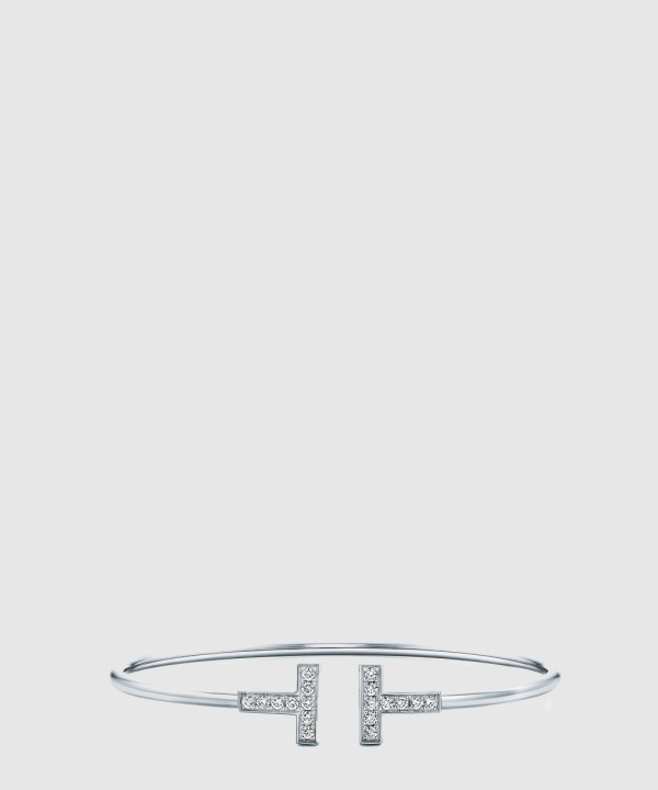 티파니앤코 다이아몬드 와이어 브레이슬릿