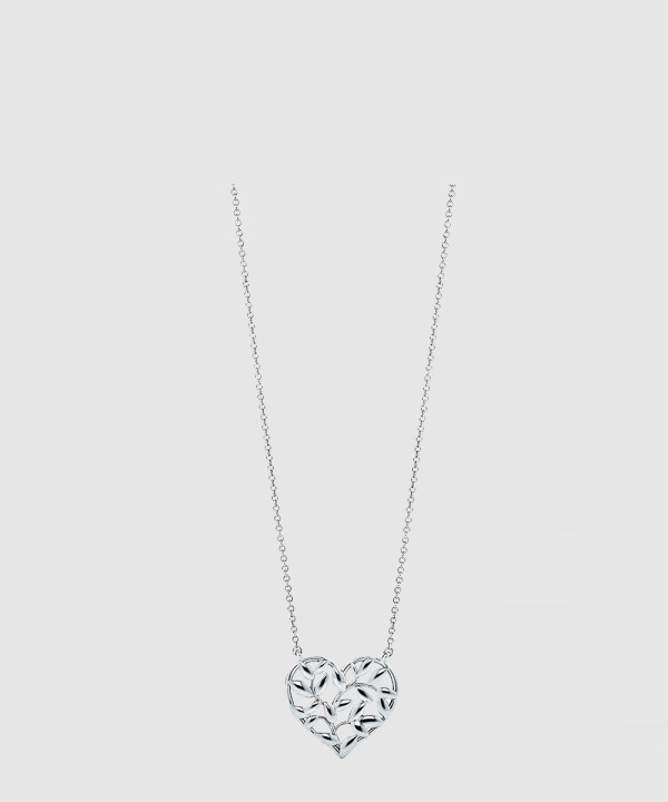 티파니앤코 올리브 리프 하트 펜던트