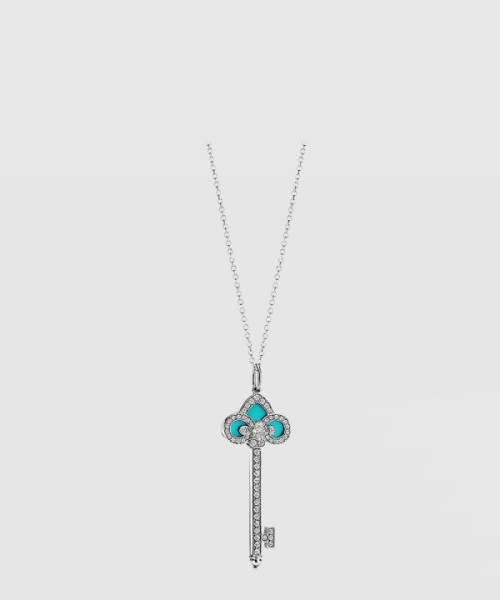 티파니앤코 Fleur de Lis 키 펜던트