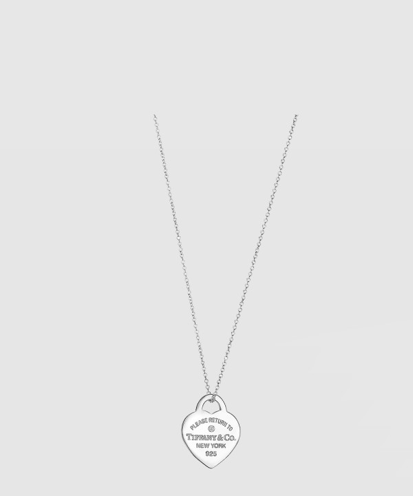 티파니앤코 하트 태그 펜던트