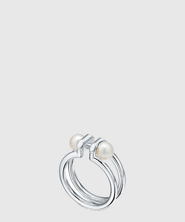 티파니앤코 더블 진주 링