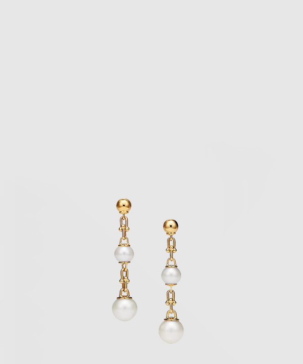 티파니앤코 트리플 드롭 링크 귀걸이