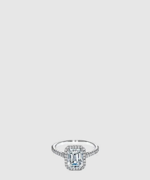 티파니앤코 플래티넘 큐빅 링