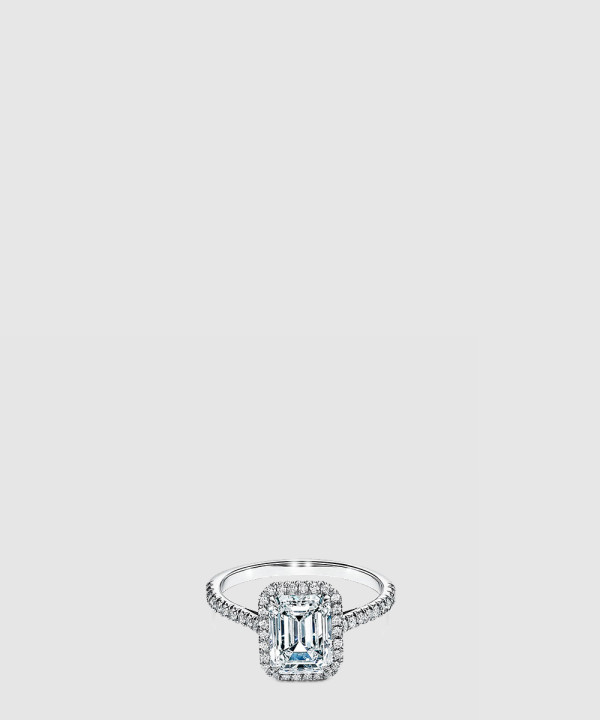 티파니앤코 플래티넘 큐빅 링