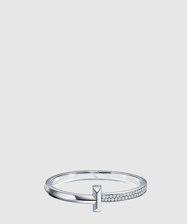 티파니앤코 T1 와이드 다이아몬드 힌지드 뱅글