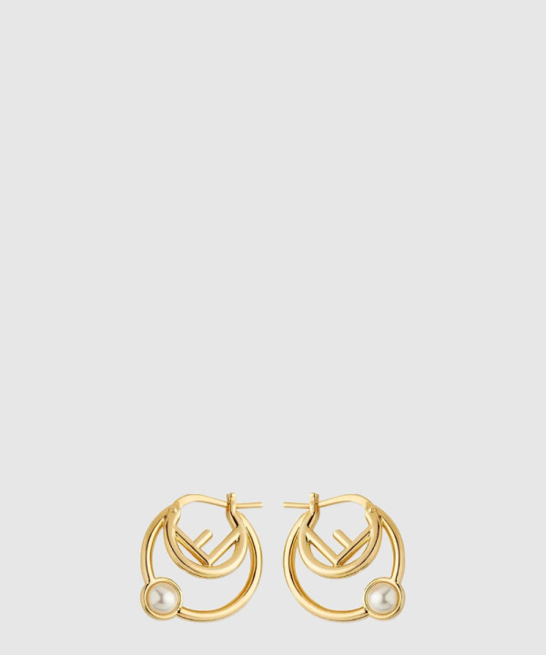 펜디 알파벳 F 이어링 8AK237