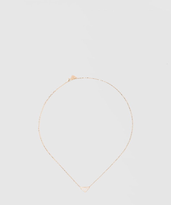 프라다 골드 미니 트라이앵글 목걸이 1JCA38