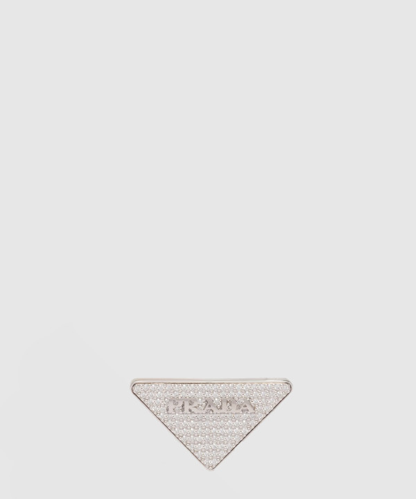 프라다 크리스털 로고 주얼리 귀걸이 1JO779