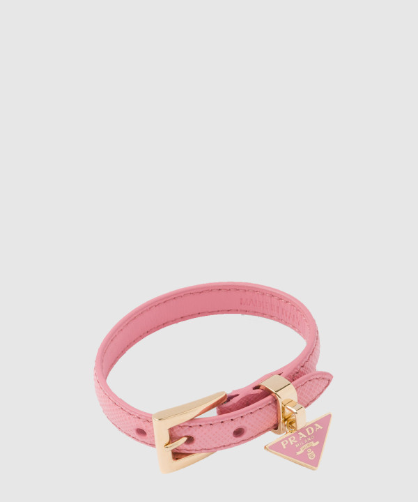 프라다 사피아노 가죽 브레이슬릿 1IB351