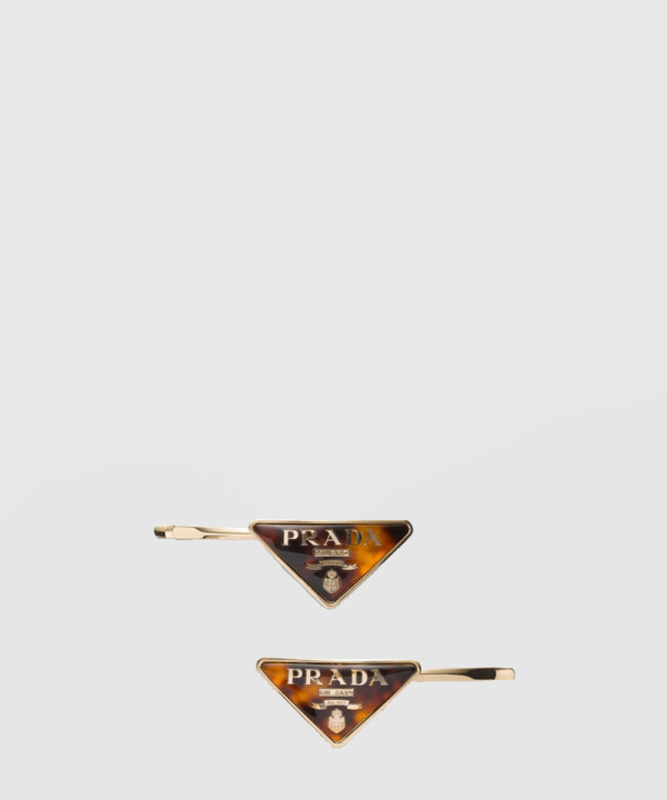 프라다 플렉시글라스 헤어 클립 1IF692