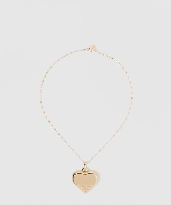프라다 이터널 골드 중형 펜던트 목걸이 1JCA06