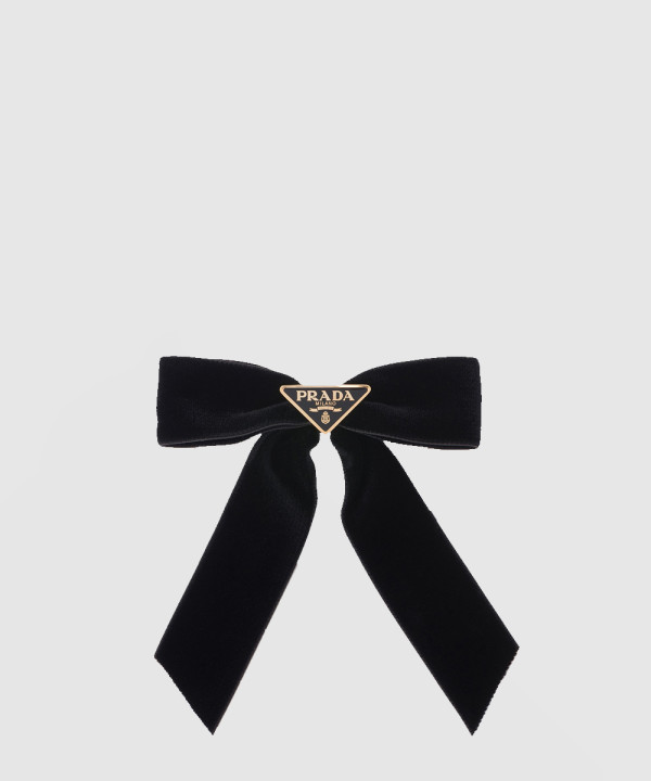프라다 벨벳 헤어 클립 1IF154