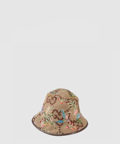 구찌 점보 GG 페도라 자수 버킷햇 701842