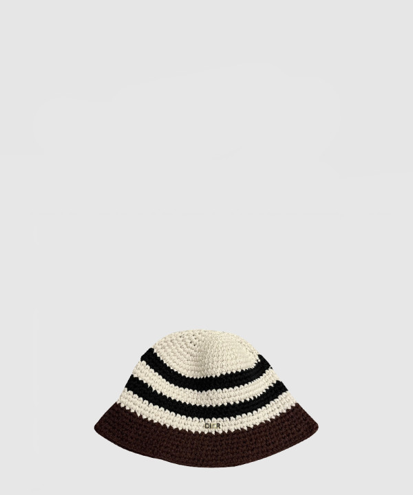 디올 니트 스트라이프 캡 4PU3B