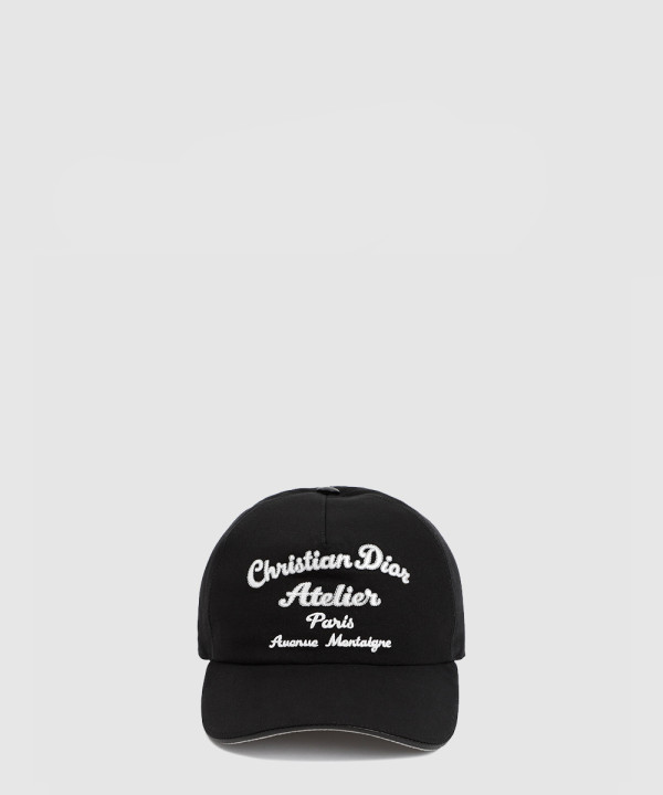 디올 아뜰리에 자수 베이스볼 캡 243C9