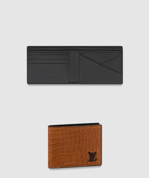 루이비통 악어 포켓 반지갑 N81821