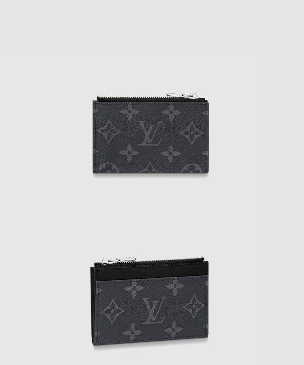 루이비통 모노그램 이클립스 코인 카드홀더 M82253