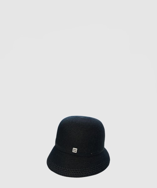 미우미우 핀턱 언밸런스 버킷햇 5HC543