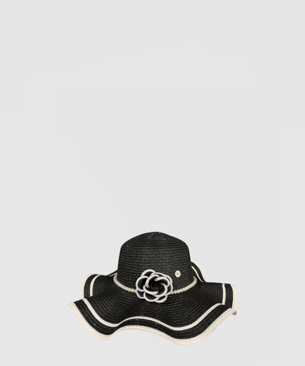샤넬 웨이브 비치모자 AA5314
