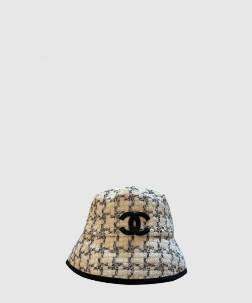 샤넬 CC 로고 버킷햇 AA8202