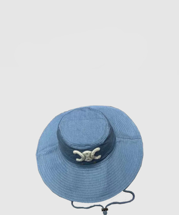 셀린느 코튼 이니셜 버킷햇 2AUE17