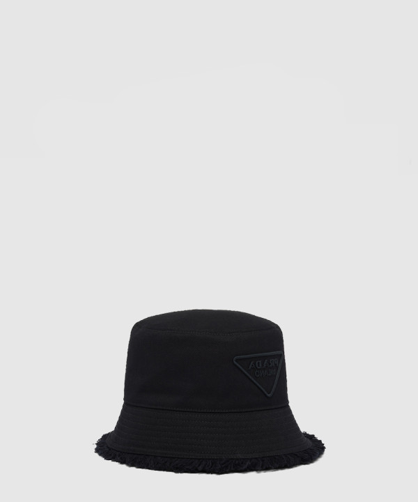 프라다 드릴 버킷햇 1HC137