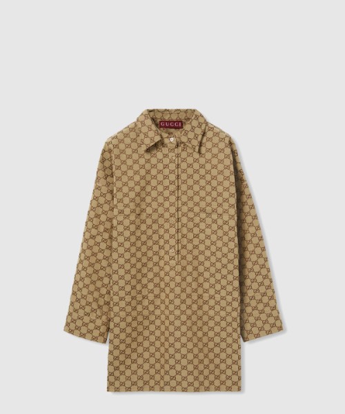 구찌 코튼 블렌드 자카드 셔츠