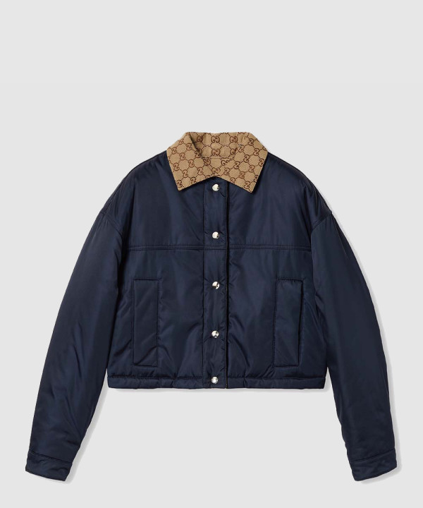 구찌 리버시블 개버딘 나일론 자켓