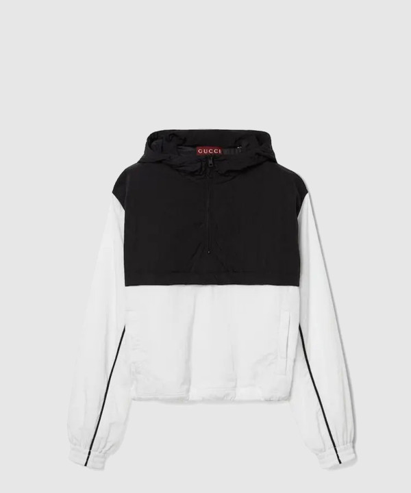 구찌 GG 나일론 후드 집업 재킷