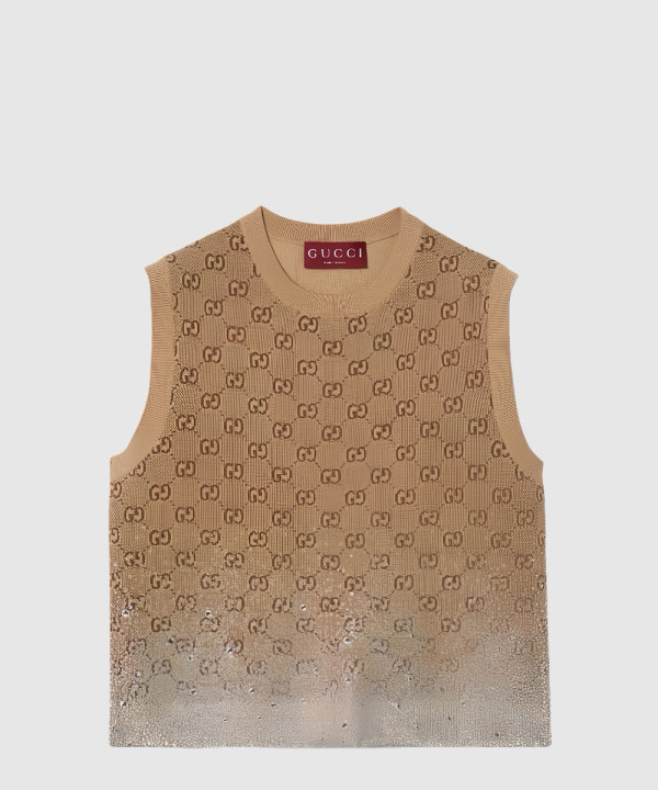 구찌 자수 울 GG 자카드 베스트