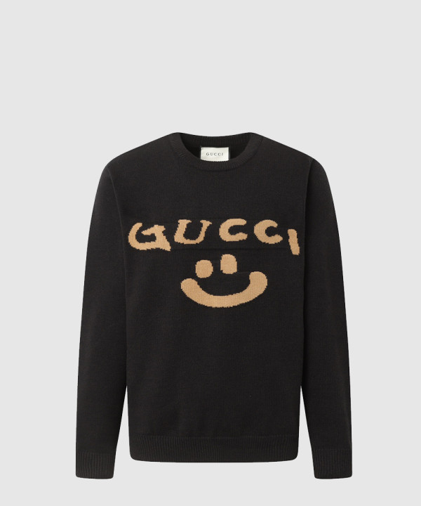 구찌 프린트 니트 톱