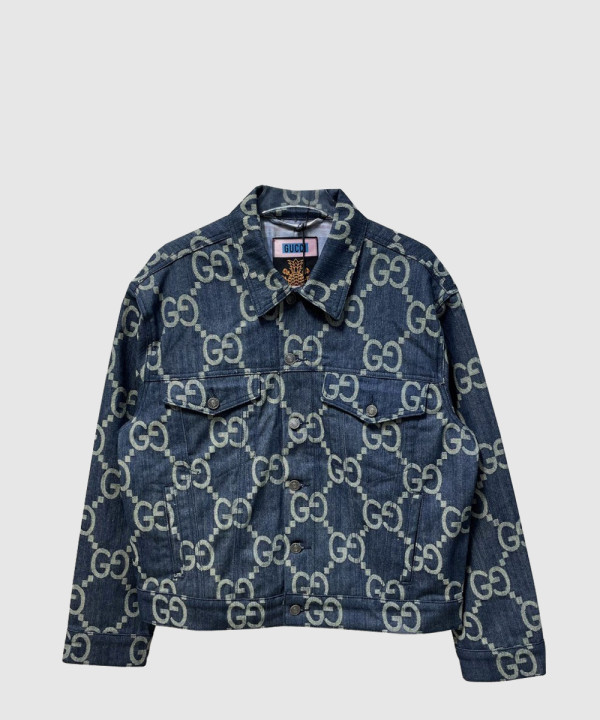 구찌 점보 GG 데님 재킷