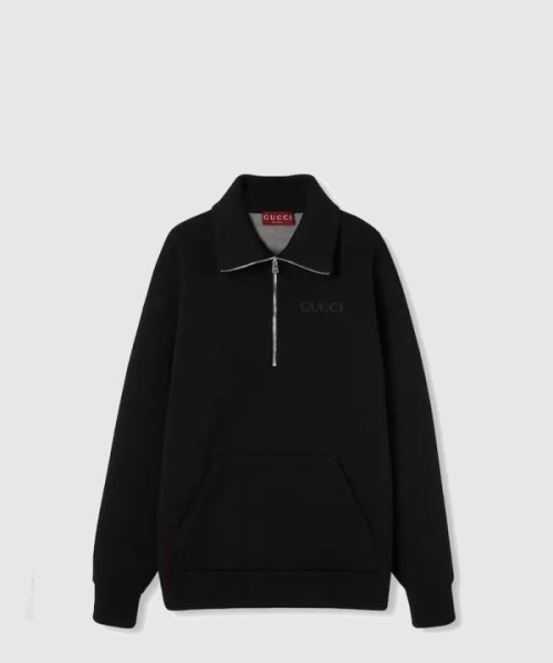 구찌 로고 엠보시드 스웨터