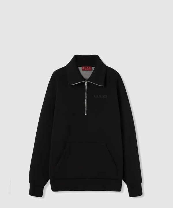 구찌 로고 엠보시드 스웨터