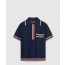 구찌 스트라이프 트리밍 폴로 탑
