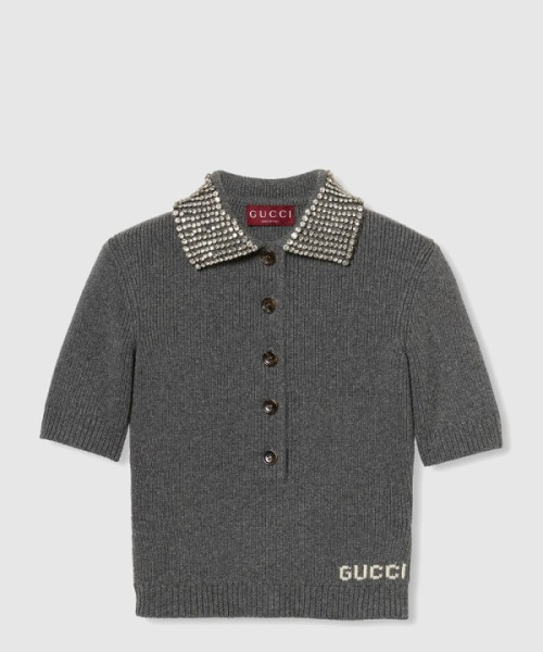 구찌 리브 울 폴로 탑