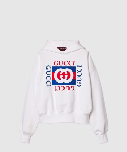 구찌 코튼 저지 프린트 스웨트셔츠