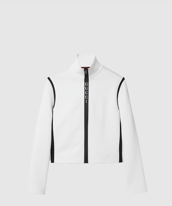 구찌 로고 쇼트 코트